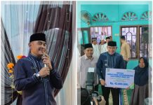 Safari Ramadan di Takisung, Bupati Tanah Laut Serahkan Hibah Rp1,08 Miliar untuk Percepat Pembangunan Jalan