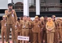 Apel Gabungan di Pendopo Bersinar, Wabup Tabalong Tekankan ASN Profesional