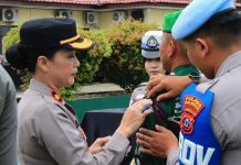 Jelang Puasa Ramadan dan Idul Fitri, Polres Balangan Lakukan Apel Gelar Pasukan Operasi Keselamatan Intan 2026