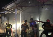 Dua Rumah Terbakar di Labuan Amas Selatan
