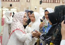 Sambut Ramadan, Ketua TP PKK Kalsel Hadiri Kajian di Masjid Raya Sabilal Muhtadin