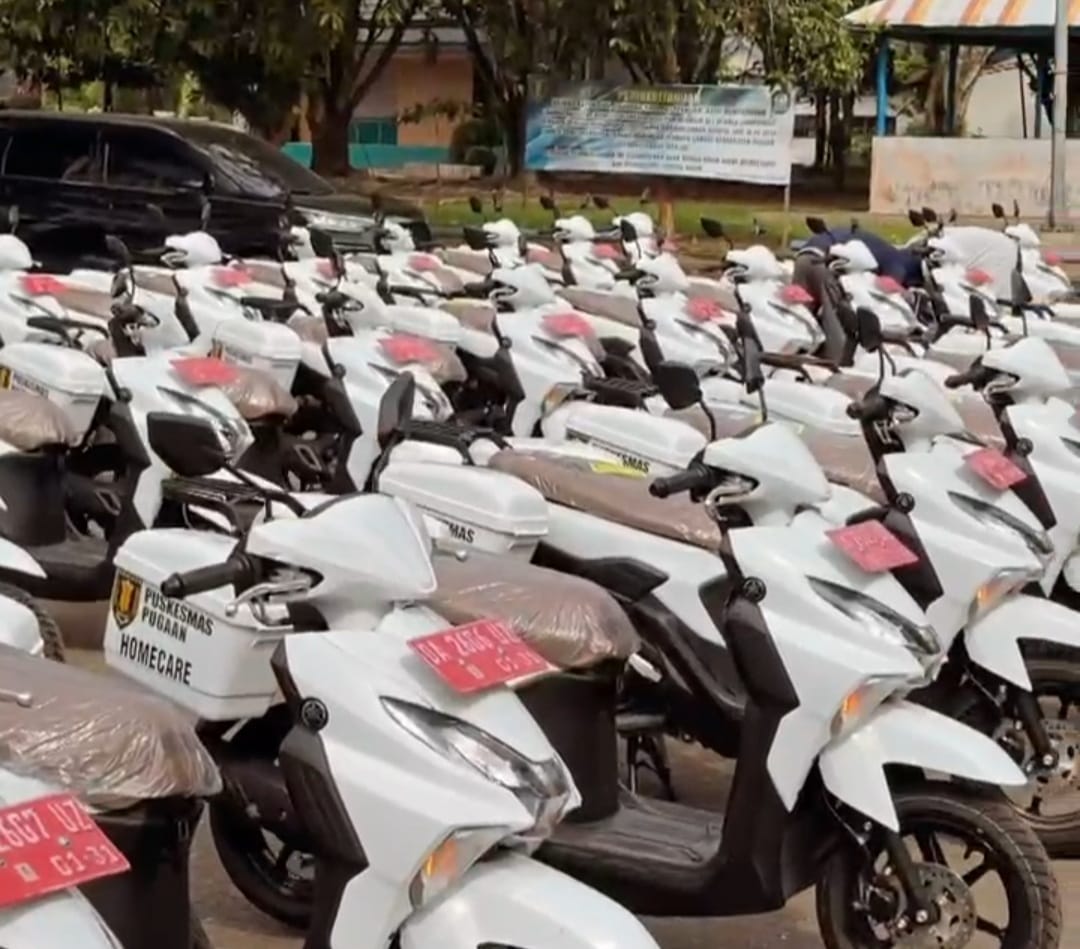 62 Sepeda Motor Dibagikan untuk 18 Puskesmas di Tabalong, Dukung Pelayanan Home Care