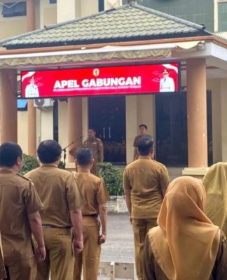 Bupati HST Pimpin Apel Gabungan, Tekankan Disiplin dan Pelayanan Optimal Selama Ramadhan
