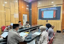 Polres Tabalong Ikuti Tadarus One Day One Juz Secara Virtual