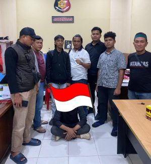 Beredar Foto Dugaan Penangkapan Pelemparan Molotov di Banjarmasin