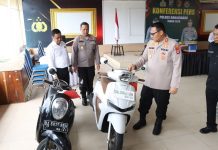 14 Pelaku Curanmor Diciduk dalam Operasi Jaran Intan 2026 di Banjarbaru, 7 Motor Warga Diselamatkan