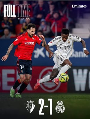 Real Madrid Terpeleset di El Sadar, Barcelona Siap Kudeta Puncak La Liga