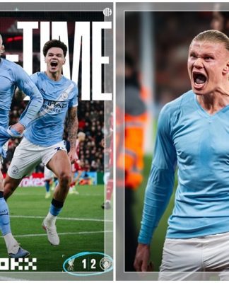 DRAMA DI ANFIELD! Man City Bangkit di Injury Time, Haaland Segel Kemenangan 2-1 atas Liverpool