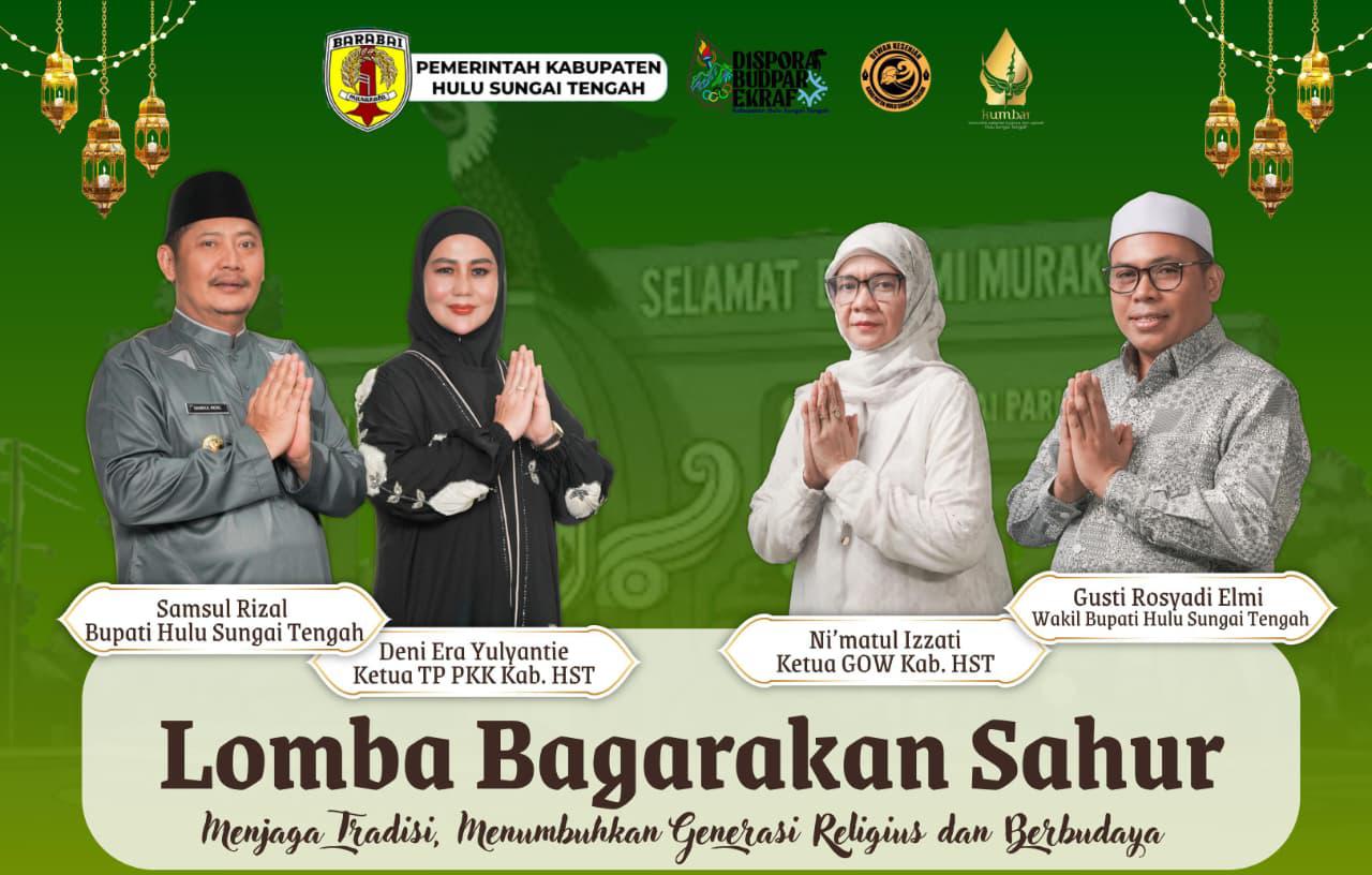 LOMBA BAGARAKAN SAHUR Menggema Lagi di Barabai, Disporabudparekraf HST Batasi Kuota Pendaftar