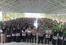 Police Goes to School: Sat Samapta Polres Tabalong Tanamkan Disiplin Sejak Dini di SMP Plus Murung Pudak
