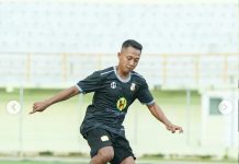 Roni Sugeng Ariyanto Latihan Perdana Setelah Resmi Bergabung di Barito Putera