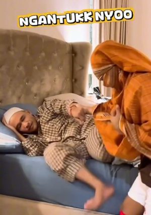 Momen Kocak Onyo Bangunkan Ruben Onsu Sahur Bikin Ngakak