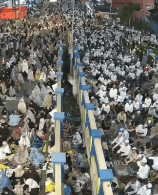 Jemaah Padati Jalanan Kota Banjarmasin di Puncak Haul Guru Zuhdi ke-6