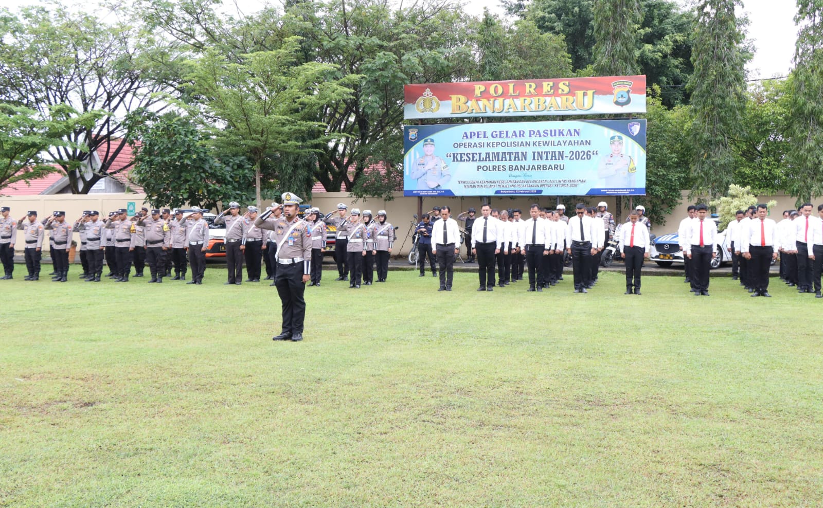 Suasana Apel Operasi Keselamatan Intan 2026