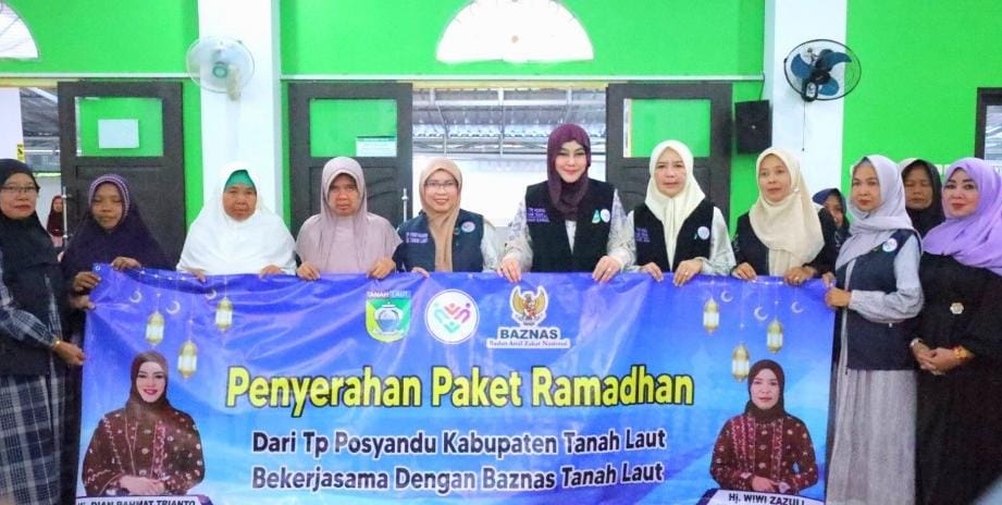 Ramadhan 1447 H, POSYANDU dan BAZNAS Tanah Laut Perkuat Jaring Pengaman Sosial Lansia di Batu Ampar