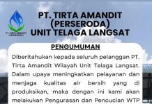 Air Leding di 2 Kecamatan HSS Besok Bakal Dimatikan 8 Jam