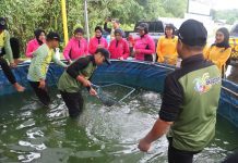 Polres Tabalong Dukung Ketahanan Pangan, Panen Bioflok dan Green House untuk SPPG