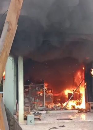 Seorang Warga Luka Bakar Dalam Kebakaran di Simpang Warukin Tabalong