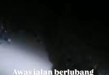 Waspada Jalan Berlubang di Desa Puntik Luar Batola Bisa Sebabkan Kecelakaan