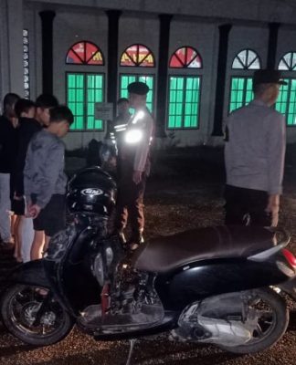 Quick Respon Laporan 110, Polres Tabalong Bubarkan Balap Liar Remaja di Taman Giat