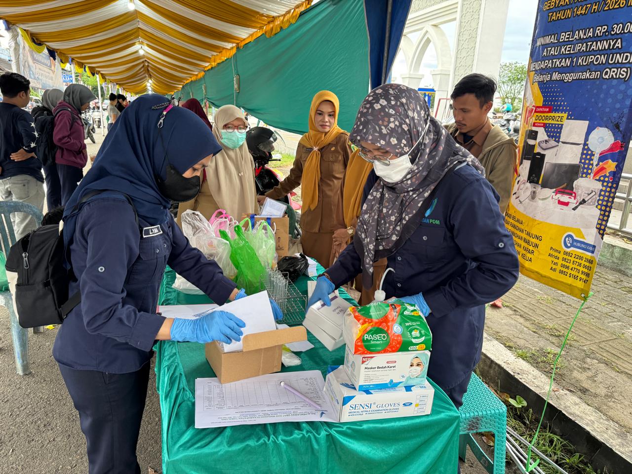 Balai POM Tabalong Intensifkan Pengawasan Pangan Ramadhan, 58 Sampel Takjil Dipastikan Aman
