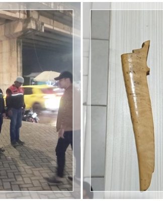 Kedapatan Selipkan Belati di Pinggang, Pedagang di Banjarmasin Selatan Diamankan Polisi
