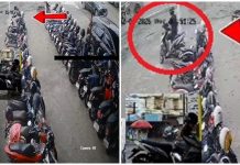 Aksi Curanmor di Parkiran Kopi Kenangan Banjarmasin Terekam Video, Honda Vario Dibawa Kabur