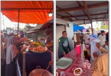 MAKANAN GRATIS Sambut Jamaah Haul Guru Zuhdi, Dermaga Surgi Mufti Dipadati Kelotok