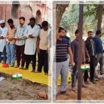 VIRAL! Mahasiswa Hindu Bentuk Rantai Manusia Lindungi Salat Mahasiswa Muslim Usai Universitas Lucknow Tutup Masjid