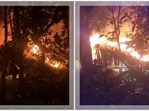 Viral di Instagram! Kandang Ayam di Awayan Balangan Dilalap Api, Kerugian Masih Misterius