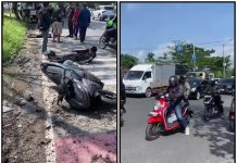 Kecelakaan di Jalan A Yani Km 15 Gambut, Dua Korban Luka-Luka Dievakuasi ke RS KCG