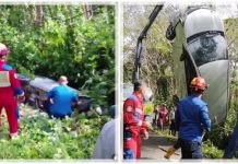 Mobil Penumpang Terjun ke Jurang di Muara Harus Tabalong, Teriakan Wanita Minta Tolong Sambil Menangis Terdengar!