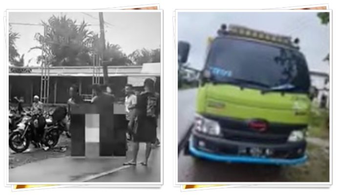 KECELAKAAN MAUT di Simpang Arja Barito Kuala, Jenazah Pengendara Motor Dievakuasi ke RSUD Ulin