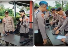 Kapolsek KPL Banjarmasin Sidak Mendadak! Senpi Dinas dan Sikap Tampang Personel Diperiksa Ketat