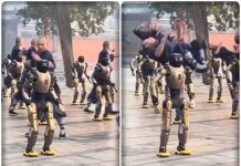 Kuil Shaolin Bikin Geger! Biksu Latihan Kung Fu Bareng Robot Humanoid, Tradisi Kuno Bertemu Teknologi Masa Depan