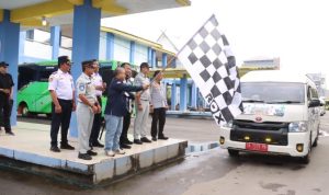 17 Mobil Mudik Gratis Pemprov Kalsel Resmi Dilepas, Tujuan 13 Kabupaten Kota