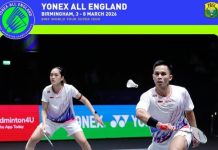 Amri/Nita Beri Perlawanan Sengit pada Juara Bertahan, Gagal ke Semifinal All England 2026