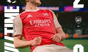 HASIL GILA! Arsenal Tumbangkan Leverkusen 2-0, Eze &amp; Rice Jadi Pahlawan, The Gunners Terbang ke Perempat Final
