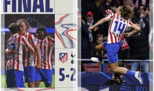 Atletico Madrid Pesta Gol 5-2 atas Tottenham, Alvarez dan Griezmann Bersinar di Liga Champions