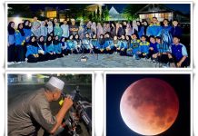 WOW! Siswa MAN 1 HST Lakukan Observasi Astronomi saat “Blood Moon” Hiasi Ramadhan, Ini Hasilnya