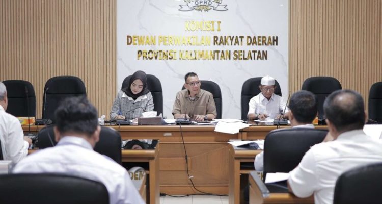 Pansus III DPRD Kalsel Bahas Raperda Pengelolaan Air Tanah Bersama Pemangku Kebijakan Terkait