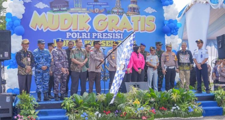 Supian HK dan Forkopimda Resmi Lepas Mudik Gratis Polda Kalsel