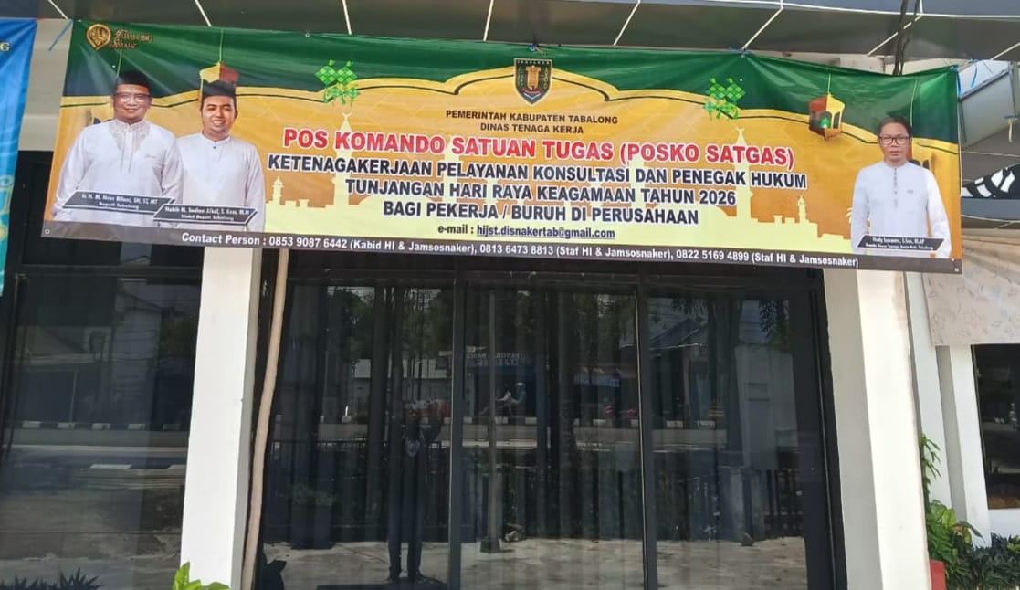 Disnaker Tabalong Buka Posko THR