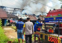 Kerugian Capai Rp 335 Juta, 10 Unit Rumah Terbakar di Belimbing Tabalong