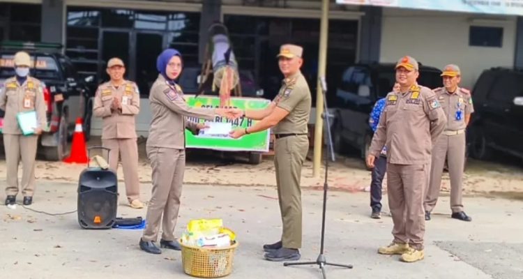 Satpol PP &amp; Damkar Tala Rangkul Keluarga Purnatugas di Momentum Ramadhan