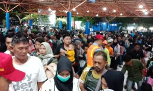 Tercatat 16.635 Penumpang di Pelabuhan Trisakti Jelang Lebaran