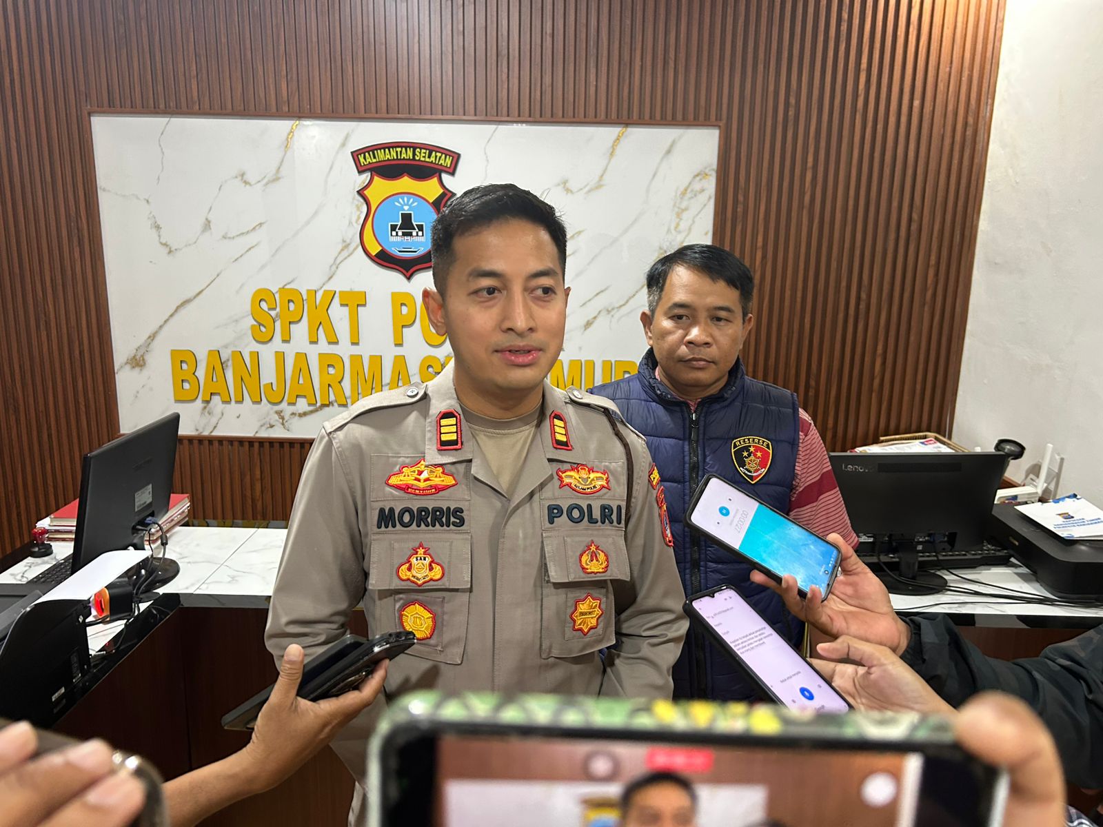 Kapolsek Banjarmasin Timur, AKP Morris Widhi Harto