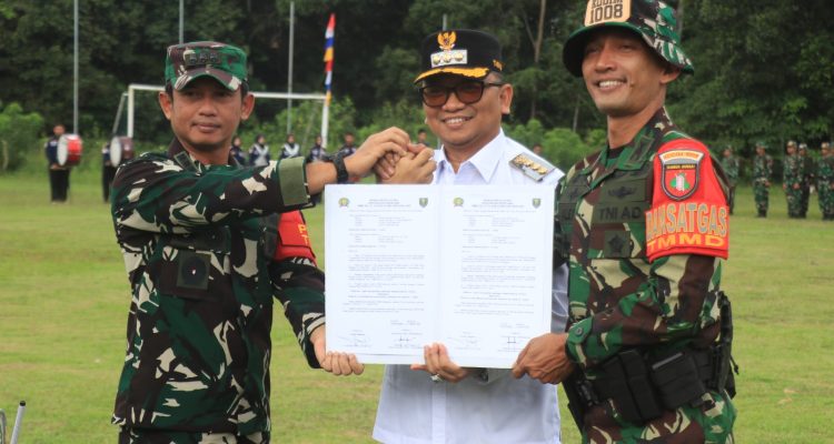 Kasrem 101/Antasari Tutup TMMD ke-127 di Tabalong, Program Pembangunan Desa Tuntas 100 Persen
