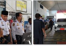 Bupati Tanah Laut Sidak Dishub, Mobil Dinas Ikut Diuji Kelayakan Kendaraan