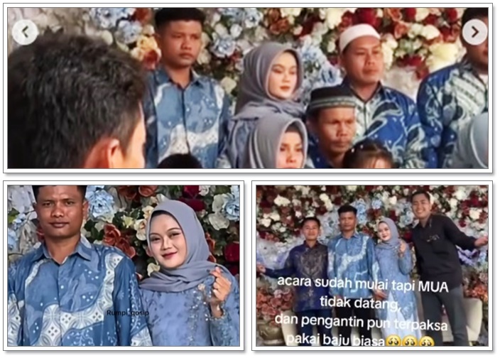 VIRAL! Pengantin di Kalteng Kecewa Tanpa Riasan karena MUA Kabur, Netizen Murka: “Jahat Banget!”